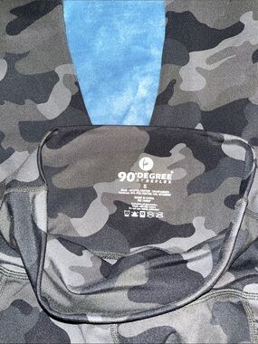 90 Degree By Reflex Black Gray Camo Leggings